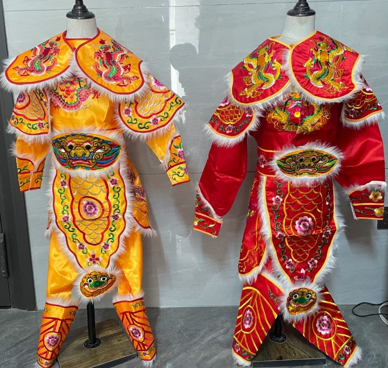 Chinese War Dance Clothing，ChaoShan Yingge Dance Clothing