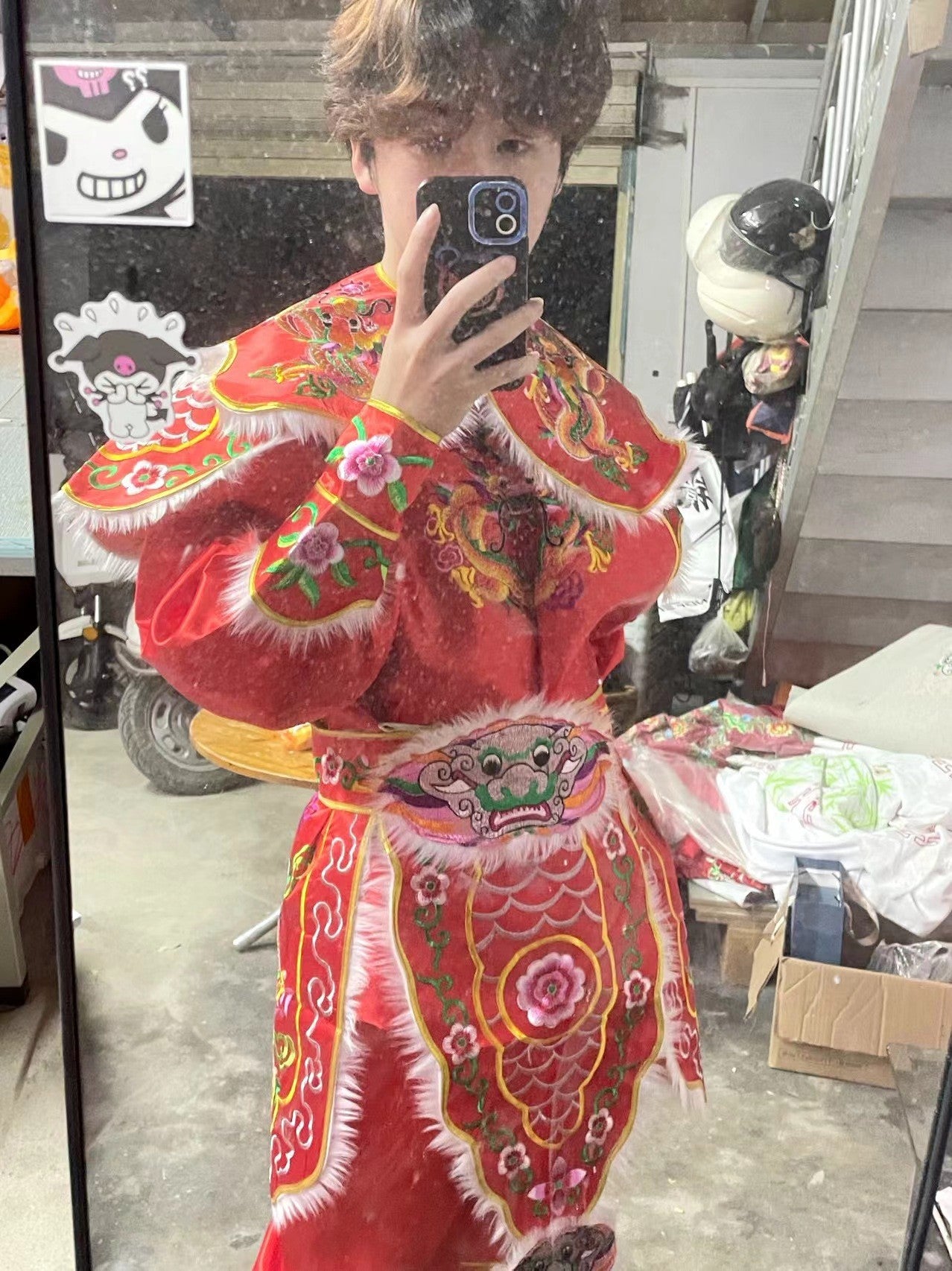 Chinese War Dance Clothing，ChaoShan Yingge Dance Clothing